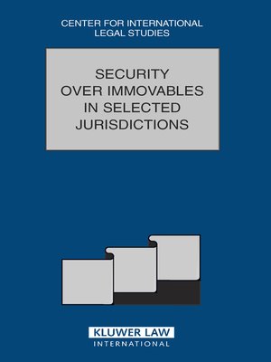 cover image of Security over Immovables in Selected Jurisdictions